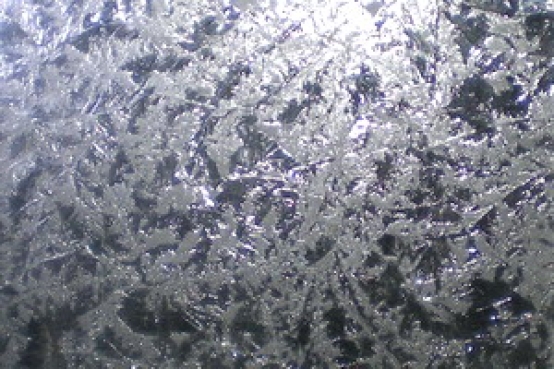 Antikes Eisblumenglas, Aufsicht